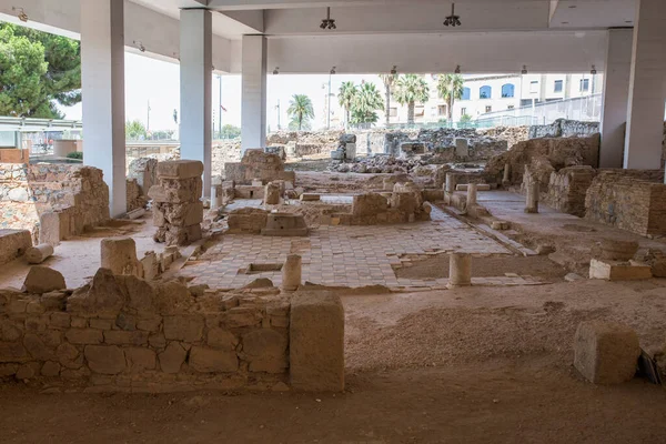 Μερίδα Ισπανία Αυγούστου 2018 Αρχαιολογικός Χώρος Μορρίας Στη Μερίδα Casa — Φωτογραφία Αρχείου
