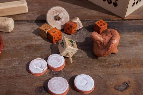 Roma Masa Oyunları Parçaları Antik Romalıların Özel Eğlence Aktiviteleri — Stok fotoğraf
