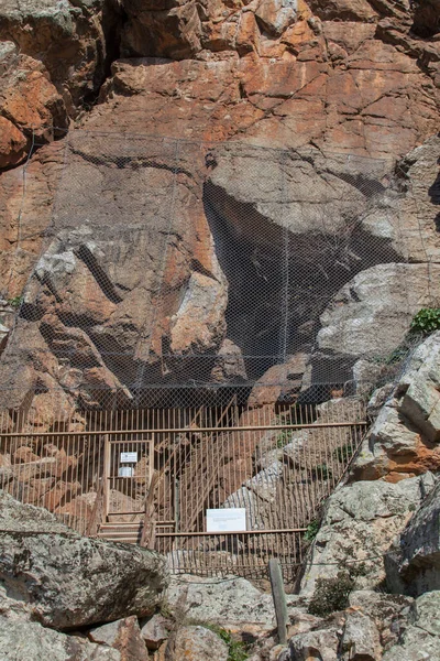 Cueva Del Castillo 피난처 Monfrague National Park Caceres Extremadura Spain — 스톡 사진