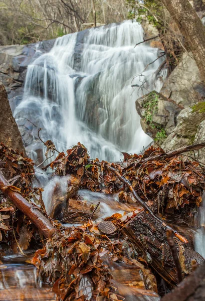 Nogaleas Ravine Waterfalls Navaconcejo Caceres Extremadura Spain — стоковое фото