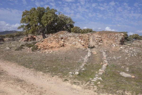 Hagyományos Mész Kemencék Sierra Fuentes Ben Caceres Extremadura Spanyolország — Stock Fotó