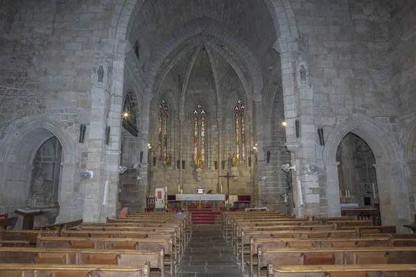 Plasencia Spain May 21H 2022 Saint Nicholas Church Main Nave — Stock Photo, Image
