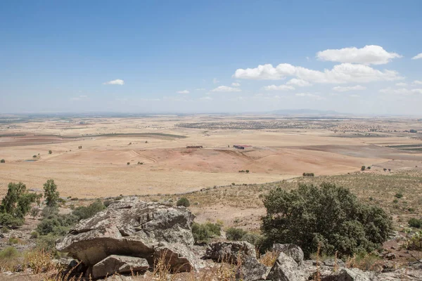 Pena Del Aguila Crag Overview Magacela Badajoz Extremadura Spain —  Fotos de Stock