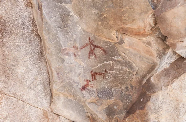 Prehistorical Paintings Pena Del Aguila Rock Shelter Magacela Badajoz Extremadura — Stockfoto