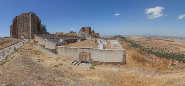 Saint Anne Church Graveyard Magacela Castle Hill Serena District Extremadura — 图库照片