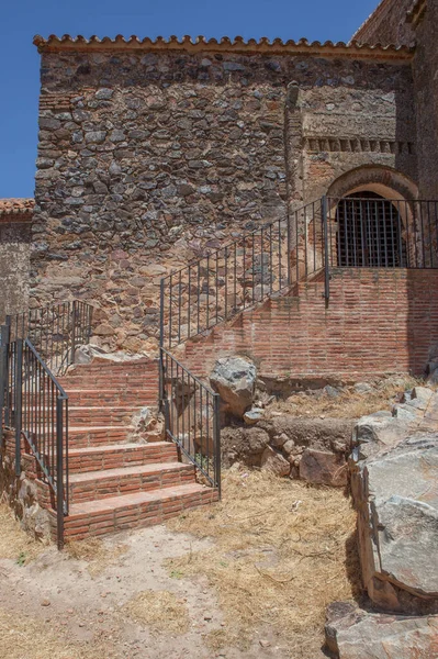 Церковь Святой Анны Замок Магасела Район Серена Омадура Испания — стоковое фото