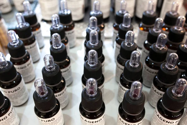 Cosmetic Collagen Droppers Label Spanish — Photo