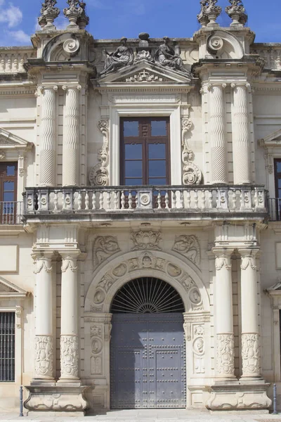 Hukuk Fakültesi Cephesi Sevilla Endülüs Spanya Eski Tütün Fabrikası — Stok fotoğraf