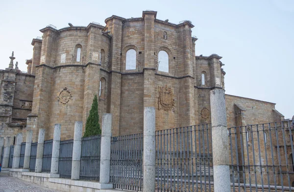 Klášter Kostela San Benito Hlavní Sídlo Řádu Alcantara Caceres Extremadura — Stock fotografie