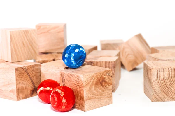 Wooden blocks — Stock Photo, Image