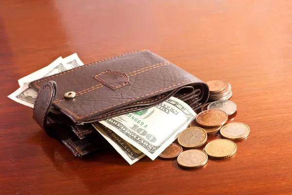 Money in the wallet — Stock Photo, Image