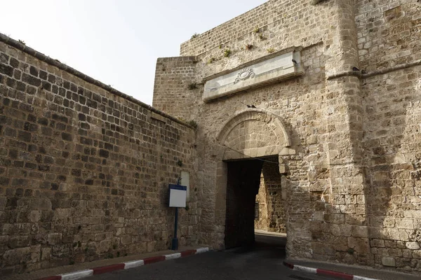 Land Gate Ancient Fortress Acre — Foto de Stock