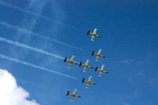 Breitling Jet Team on CIAF — Stock Photo, Image