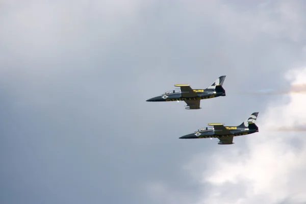 Breitling Jet Team on CIAF — Stock Photo, Image