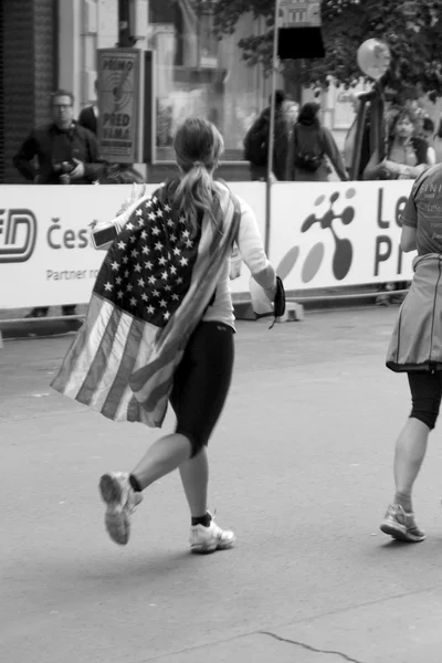 Prag maraton 2014 yılında b&w