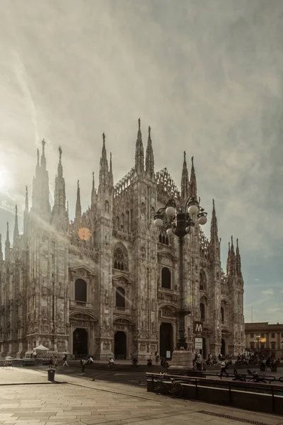 Cathedral City Milan Italy — 图库照片