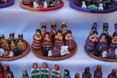 guatemala Noel oyuncağı chichicastenango Satılık market