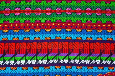 Maya süsleme chichicastenango adlı bir paket üzerinde Pazar guatemala