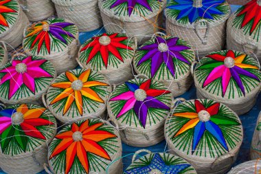 hasır kutu piyasada chichicastenango Guatemala