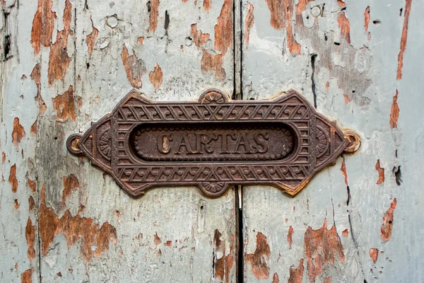 Vintage letterbox yuvası evi antigua Guatemala