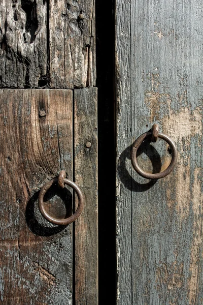 Manijas de puerta vintage en Antigua Guatemala — Foto de Stock