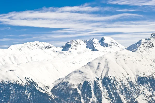 Vista panorámica de los Alpes suizos — Foto de Stock