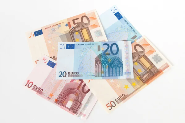 Billets de banque en euros — Photo