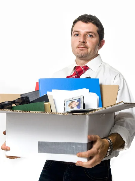 Young Man Fired from Job — Stock Photo, Image