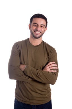 mutlu bir adam portresi
