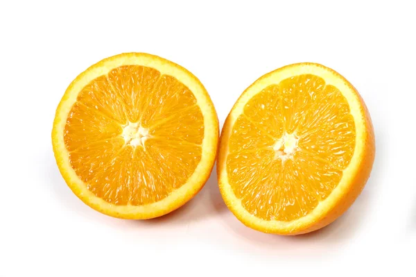 Halved fresh and healthy Orange Fruit stillife — Stock Photo, Image
