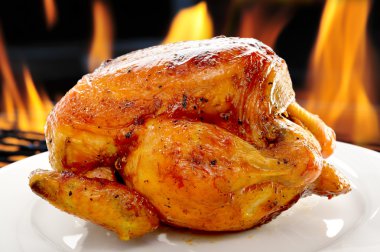 Roasted chicken clipart