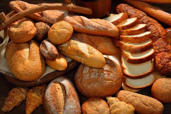 Variedad de pan — Foto de Stock