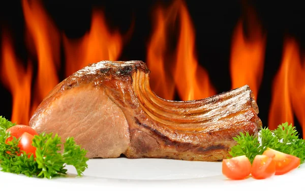 烤猪肉 — 图库照片