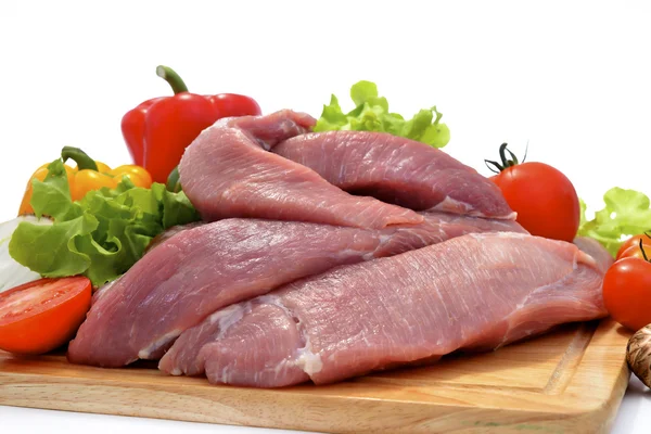 Rohes Schweinefleisch — Stockfoto