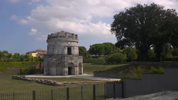 Mausoleo teodorico lasso di tempo — Video Stock