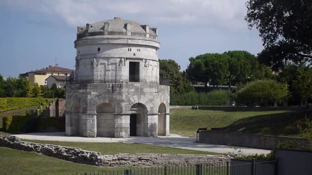 Teodorico-Mausoleum — Stockvideo