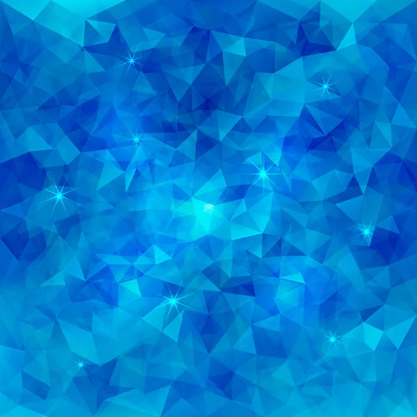 Modèle de triangle vectoriel abstrait Arrière-plan d'eau — Image vectorielle