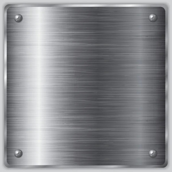 vidaları ile vektör kare çelik plaka