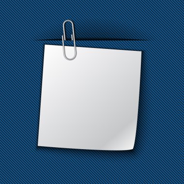 vektör çizim için mavi bir bez kesilmiş kağıt