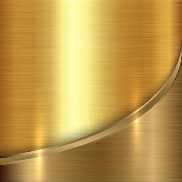 Vetor abstrato fundo de metal precioso com curva —  Vetores de Stock