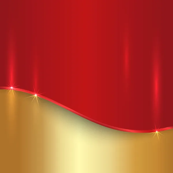 vektör soyut kiraz kırmızı ve altın metalik arka plan