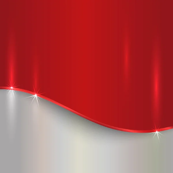 vektör kiraz kırmızı ve gümüş Metalik arka plan