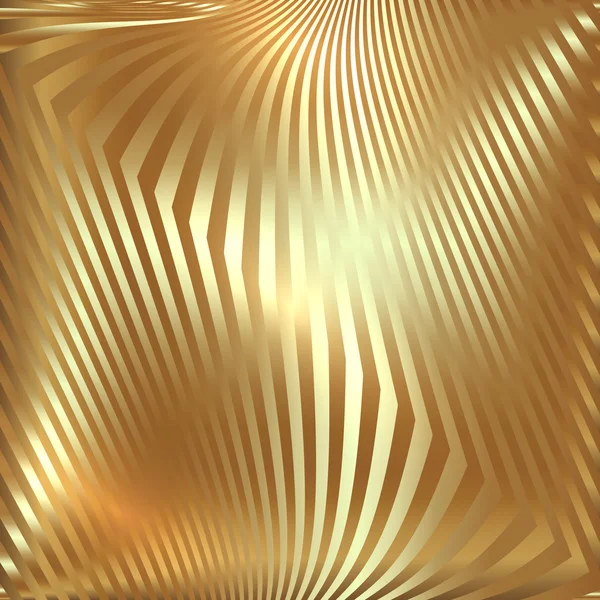 vektör arka metal altın plan zikzak çizgiler ile