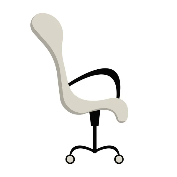 Computer Chair Side Piece Furniture — стоковый вектор
