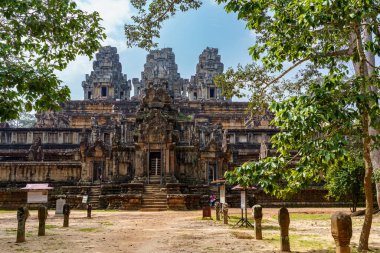 Kamboçya. Siem Reap. Angkor arkeoloji parkı. Ta Keo Hindu Tapınağı