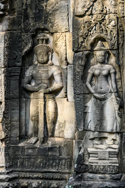 Kambodja Siem Reap Provinsen Angkors Arkeologiska Park Banteay Kdei Templet — Stockfoto