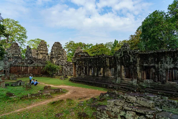Kambodża Prowincja Siem Reap Park Archeologiczny Angkor Stare Ruiny Świątyni — Zdjęcie stockowe