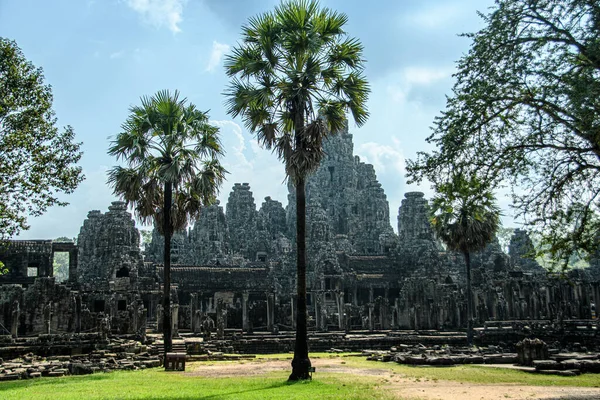 Kambodja Siem Reap Angkors Arkeologiska Park Bayon Templet Århundradet Hindu — Stockfoto