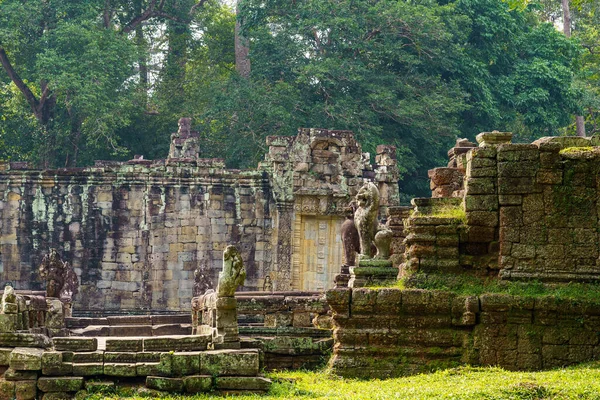 Kambodja Siem Reap Angkors Arkeologiska Park Ruinerna Preah Khan 12Th — Stockfoto