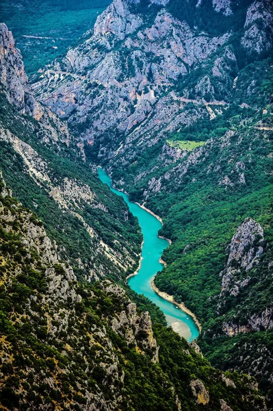 Europa Francia Var Parco Naturale Regionale Del Verdon Gorges Verdon — Foto Stock